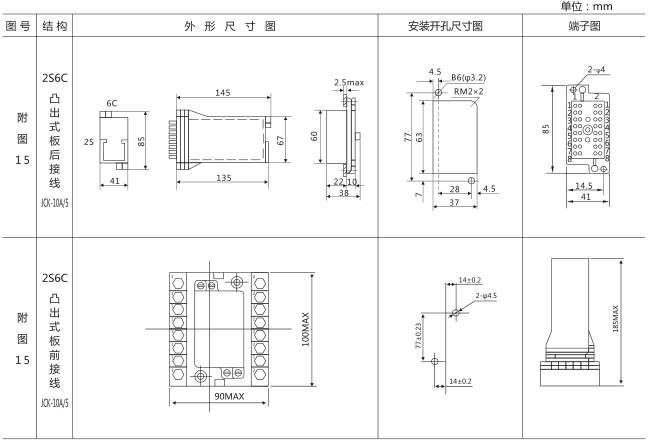 DZZ-18組合中間繼電器外形及安裝尺寸圖片 DZZ-18組合中間繼電器外形及安裝尺寸圖片